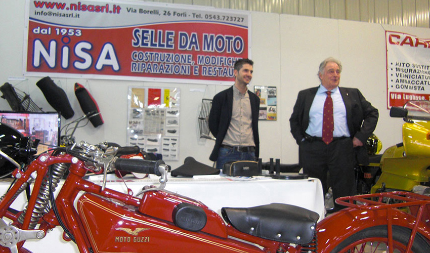 Nisa in fiera a Forlì con Moto Guzzi Club - nisasrl.it